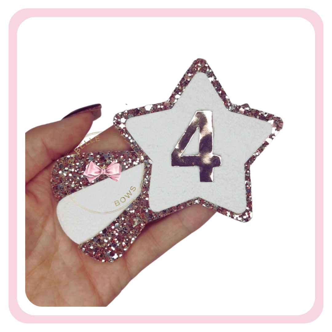 Birthday Shooting Star Badge