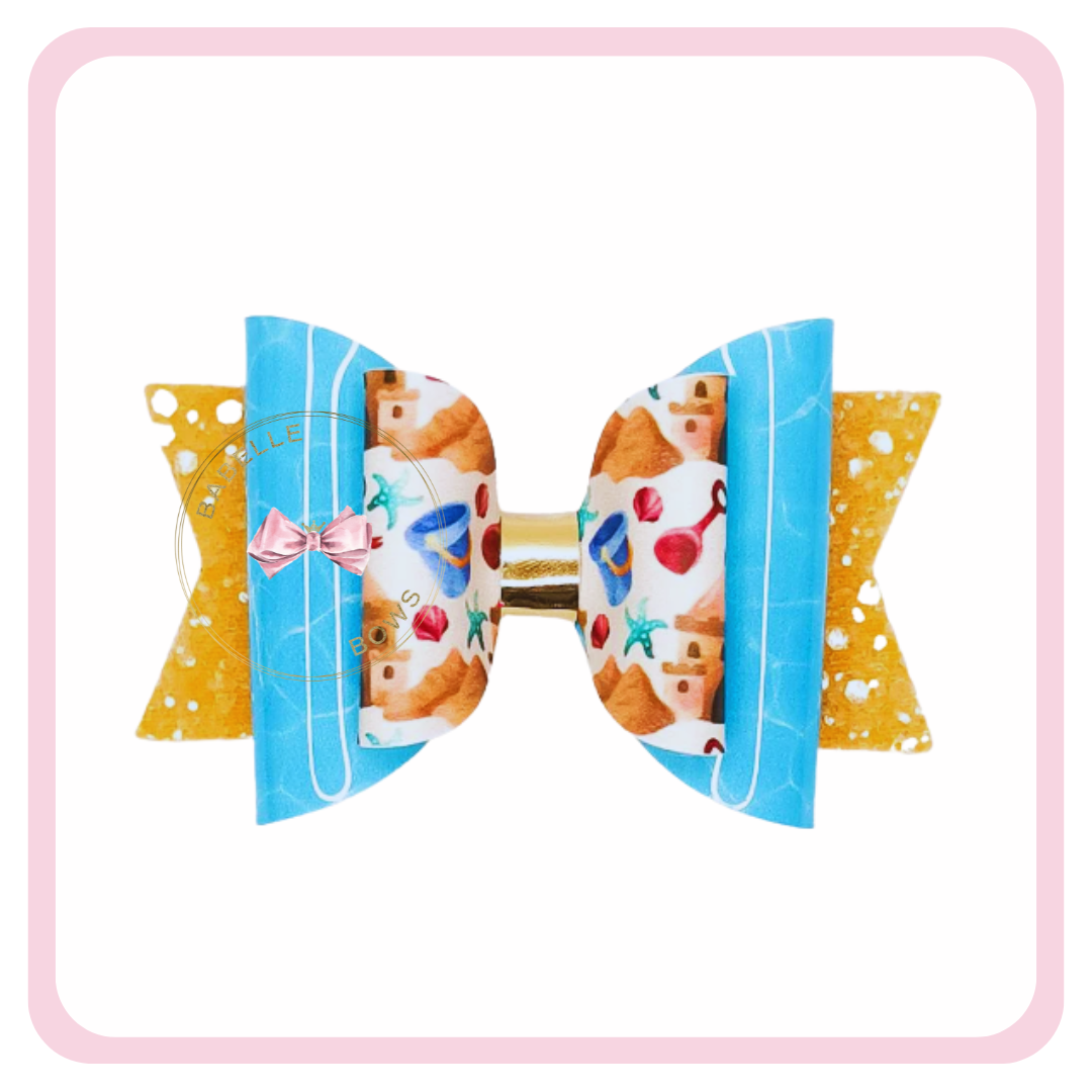 Gone to the Beach Summer Hair Bow