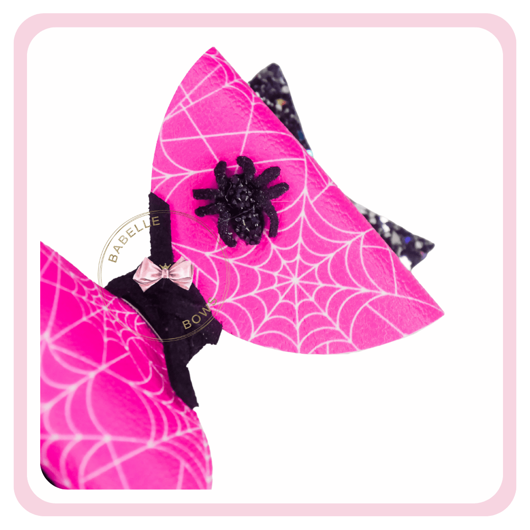 BaBelle Bows Hair Claws & Clips Glitter Spider Halloween Hair Bow