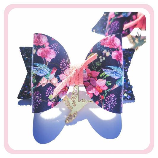 BaBelle Bows Hair Claws & Clips Hummingbird Hair Bow